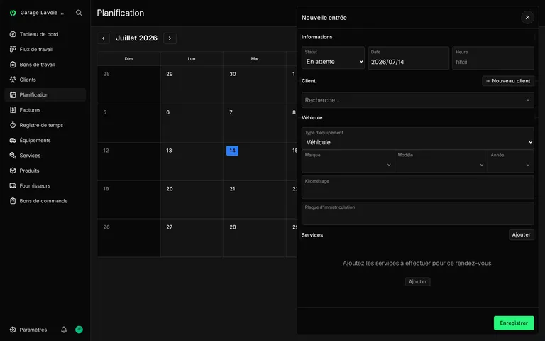 Mechmate appointment preview